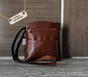 Bolsa de Couro Legitimo Lia Modas (ref-409)
