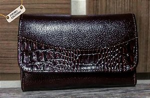 Carteira Luxo de Mão em Couro Legitimo Lia Modas ( Ref-031 )