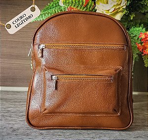 Mochila Feminina de Couro Legitimo Lia Modas ( Ref-8311)