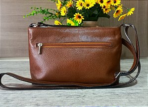 Bolsa Básica Lia Modas (Ref 018) Couro Legítimo