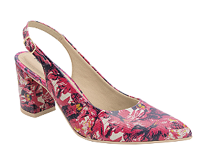 Sapato Feminino Slingback Luiza Salto Alto Piccadilly 745145