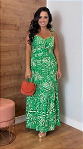 Vestido longo alça