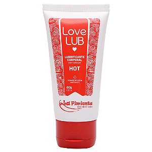 Lubrificante Love Lub Hot a Base D'Água Quente 60g