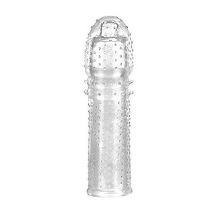 Capa Peniana Silicone Texturizada Transparente Kgel