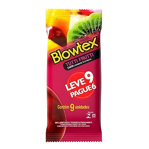 Preservativo Blowtex 6 un. Sabores Camisinha