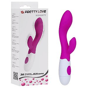 Vibrador Rabbit 20cm 30 modos de vibração | Brighty Pretty Love