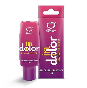 Gel Indolor Dessensibilizante Anal 15g Sexy Fantasy