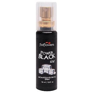 Spray Power Black Ice para Sexo Oral Aromatizante Bucal 18ml
