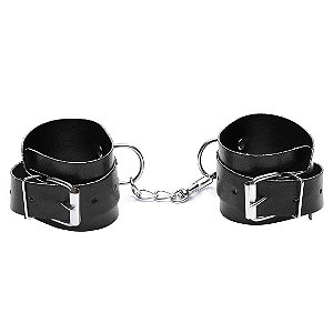 Algemas Bracelete com Fivelas Preto Laminado Kalinka