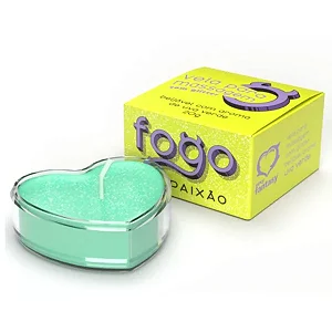 Vela para Massagem com Glitter Fogo da Paixão Beijável 20g Sexy Fantasy