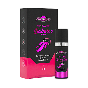 Vibra-me Babaloo Power Gel Vibrador Líquido Beijável 15g Provoke-me