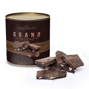 Lascas de Chocolate Meio Amargo com Castanhas - 125g