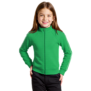 Blusa Helanca Infantil Verde Bandeira