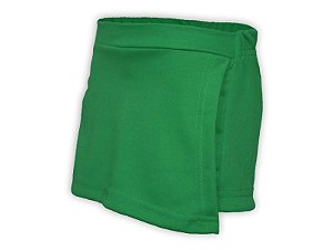 Short Saia Infantil Helanca Verde Bandeira
