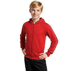 Blusa de Moletom Juvenil Vermelho