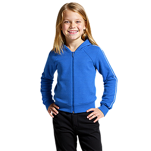 Blusa de Moletom Infantil Azul Royal