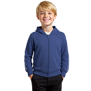 Blusa de Moletom Infantil Azul Marinho