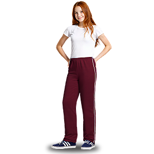 Calça Helanca Juvenil Vinho