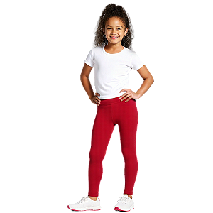 Calça Legging Infantil Vermelho
