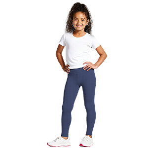 Calça Legging Infantil Azul Marinho