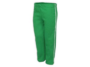 Calça de Moletom Juvenil Verde Bandeira