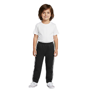 Calça de Moletom Infantil Preta