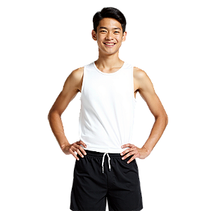 Camiseta Lisa Regata juvenil 100% Poliéster