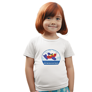 Camiseta Escolar Infantil 100% Poliéster Manga Curta - EMEI Profª Ana Lúcia de Castro Micheleto