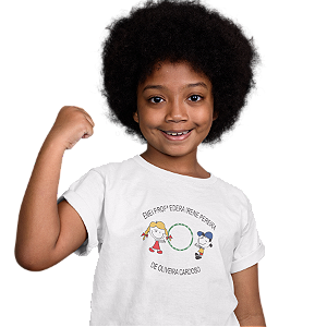 Camiseta Escolar Infantil 100% Poliéster Manga Curta - EMEI Profª Édera Irene P. de Oliveira Cardoso