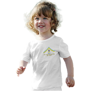 Camiseta Escolar Infantil 100% Poliéster Manga Curta - CEDIN Profª Armilinda Locatelli de Macedo