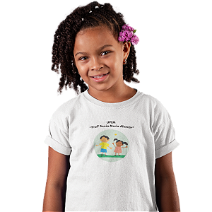 Camiseta Escolar Infantil 100% Poliéster Manga Curta - UPEM Profª Sonia Maria Alencar de JAMBEIRO