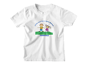 Camiseta Escolar Infantil 100% Poliéster Manga Curta - UPEM Profª Sonia Maria Alencar de JAMBEIRO