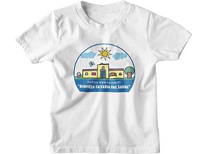 Camiseta Manga Curta Infantil Escola Benedito Carvalho dos Santos