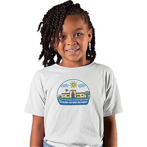 Camiseta Escolar Infantil 100% Poliéster Manga Curta - EMEI Benedito Carvalho dos Santos