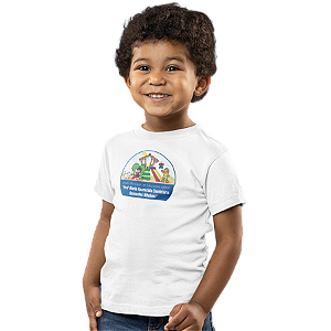 Camiseta Escolar Infantil 100% Poliéster Manga Curta - EMEI Profª Maria A. Candelária B. Ottoboni
