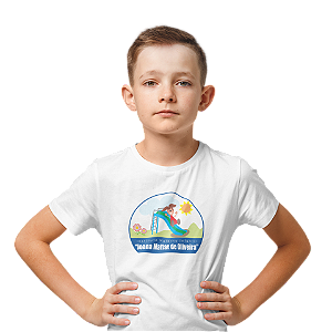 Camiseta Escolar Infantil 100% Poliéster Manga Curta - IMI Joana Mattar de Oliveira