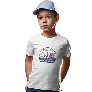 Camiseta Escolar Infantil 100% Poliéster Manga Curta - IMI Fernando Tão de Azevedo