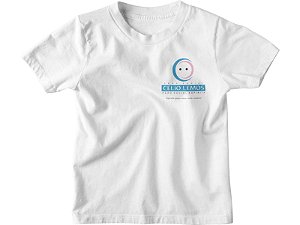 Camiseta Manga Curta Infantil Escola Celio Lemos