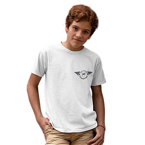 Camiseta Escolar Juvenil 100% Poliéster Manga Curta - E.E. Maj. Av. José Mariotto Ferreira