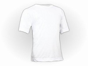 Camiseta Lisa Manga Curta Juvenil Poliéster