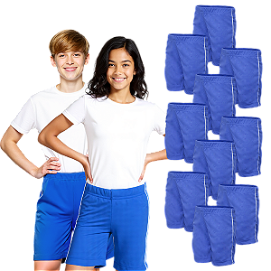 Kit 10 Bermuda Helanca Juvenil