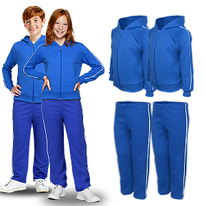 Kit 2 Conjuntos Moletom Juvenil