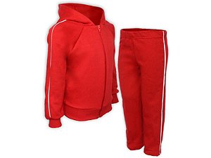 Conjunto Moletom Juvenil Vermelho