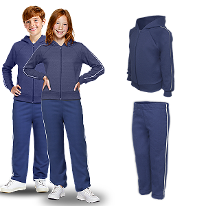Conjunto Moletom Juvenil Azul Marinho