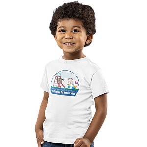 Camiseta Escolar Infantil 100% Poliéster Manga Curta - EMEI Profª Helena Vaz de L. Soliva