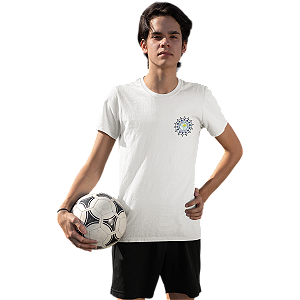 Camiseta Escolar Juvenil 100% Poliéster Manga Curta - EMEF Profª Norma de Conti Simão