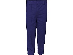 Calça de Brim Botão Para Trabalho Pesado Uniforme Pedreiro Mecânico Obra