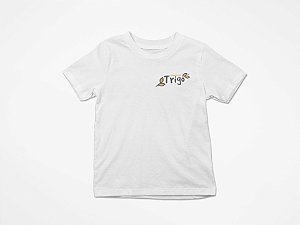 Camiseta Infantil Manga Curta Poliéster Família de Trigo