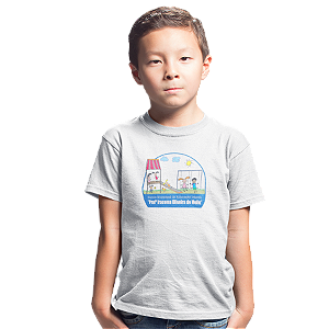 Camiseta Escolar Infantil 100% Poliéster Manga Curta - EMEI Profª Iracema Oliveira de Mello