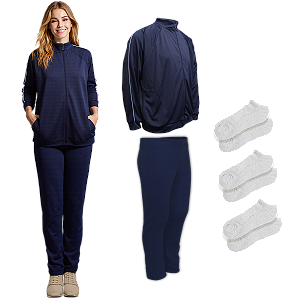 Kit Conjunto Helanca Feminino Adulto